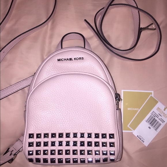 Michael Kors Handbags - Michael Kors Abbey Studded Xs backpack